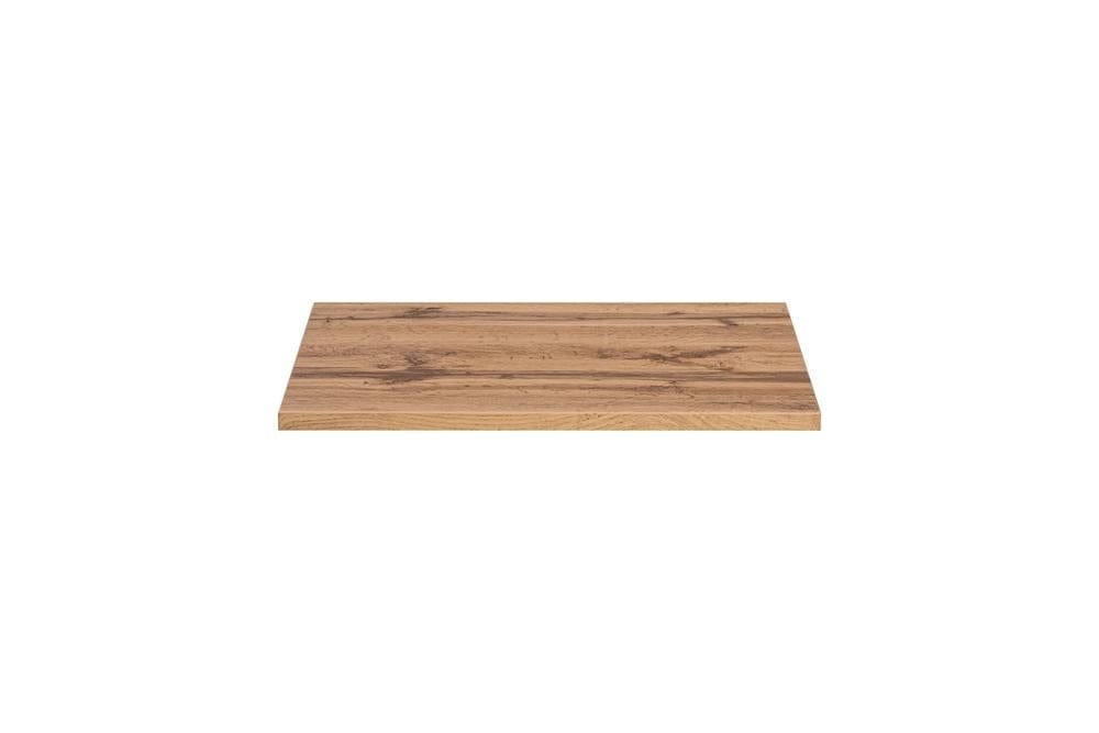 Set Mobilier pentru baie, din pal si MDF, 9 piese, 80 cm, Xilo Stejar Wotan / Negru (12)