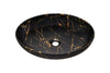 Comad Set Mobilier pentru baie, din pal si MDF, 9 piese, 80 cm, Xilo Stejar Wotan / Negru